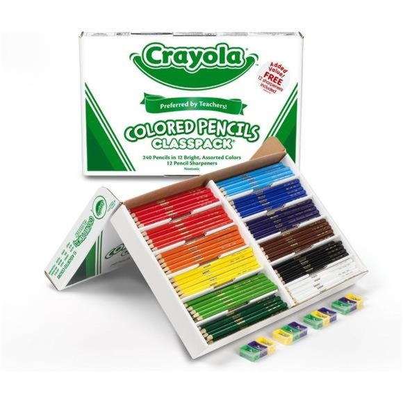 Colored Pencils Classpack (240 Ct), Bulk Classroom Supplies, Colored Pencils - Picture 3 of 8